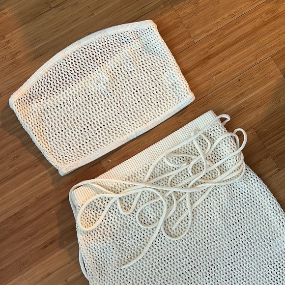 New LPA Soline Midi Top in Ivory, Size S - Picture 7 of 7